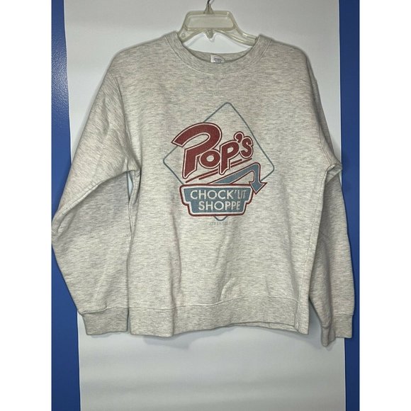 Men's Riverdale Medium (M) Pop's Chock'Lit Shoppe Crewneck Long-sleeve Shirt - Picture 1 of 2